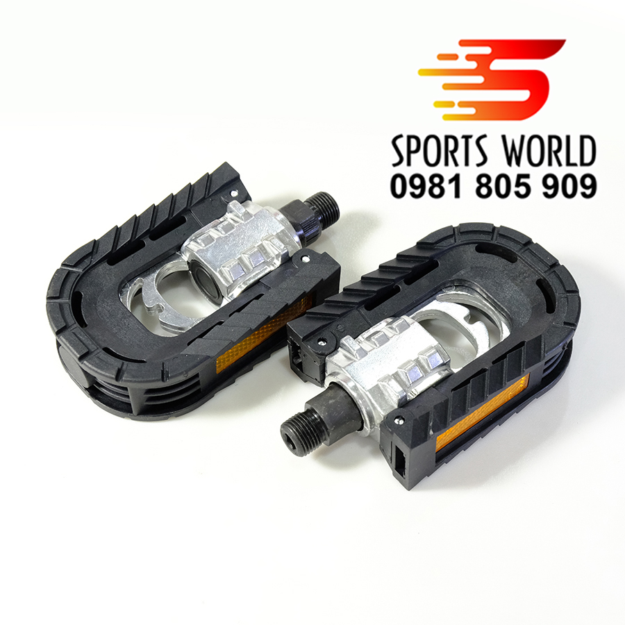 [HCM]Pedal bàn đạp xe đạp có thể xếp gọn Cốt phi 14mm