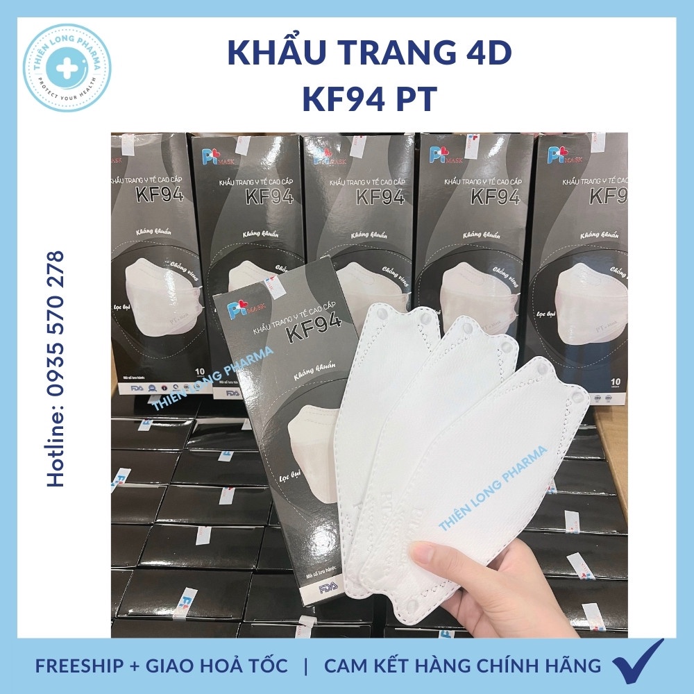 Khẩu trang kf94 4d, khẩu trang kháng khuẩn, hàng kiểu dáng hàn quốc siêu đẹp