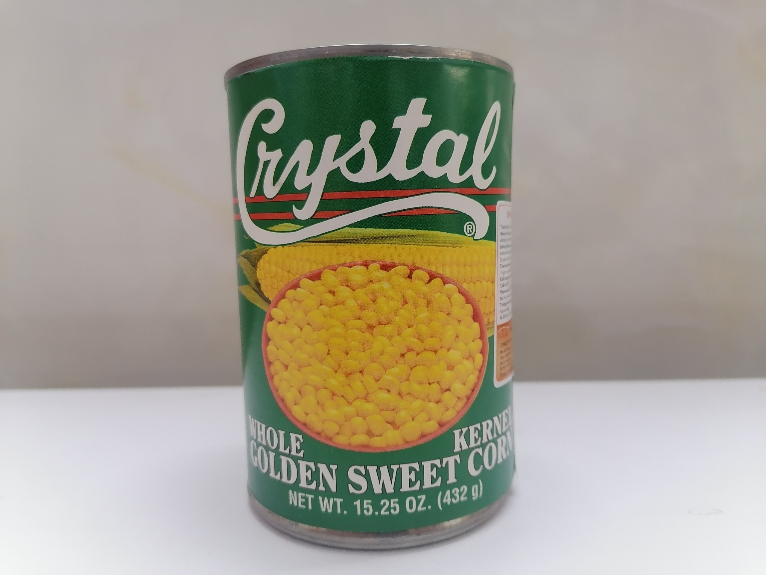 [432g] Bắp ngọt nguyên hạt [USA] CRYSTAL Whole Kernel Golden Sweet Corn (tgc-hk)
