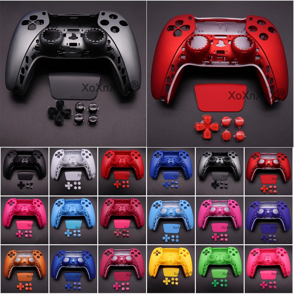 ✽ Shell Housing Front Back Cover Case Skin For PS5 Gamepad Controle D-Pad Bewegen Action Dpad Key Abxy X Knoppen Set Reparatie