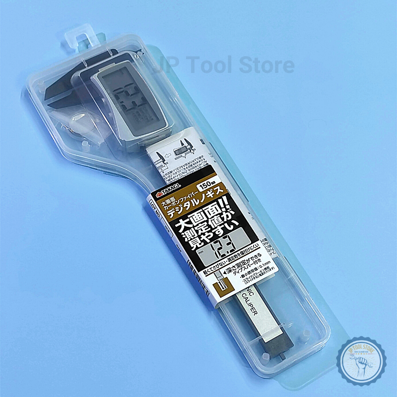 Thước kẹp điện tử cao cấp nhựa Composite carbon 150mm TAKAGI Nhật Bản