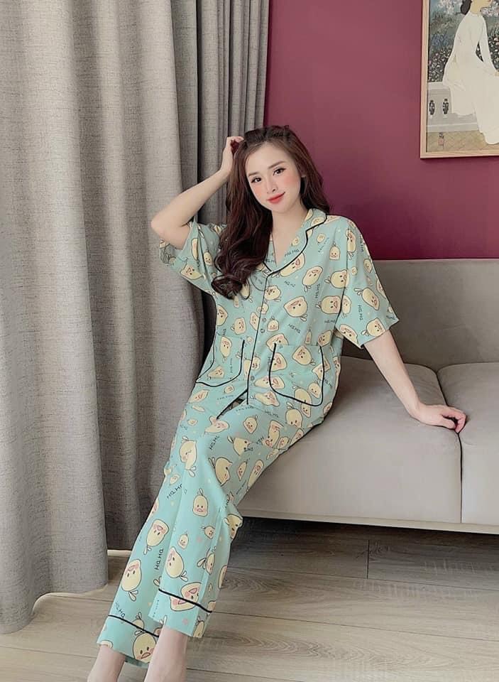 Bộ Pijama Nữ Áo cánh dơi Quần dài