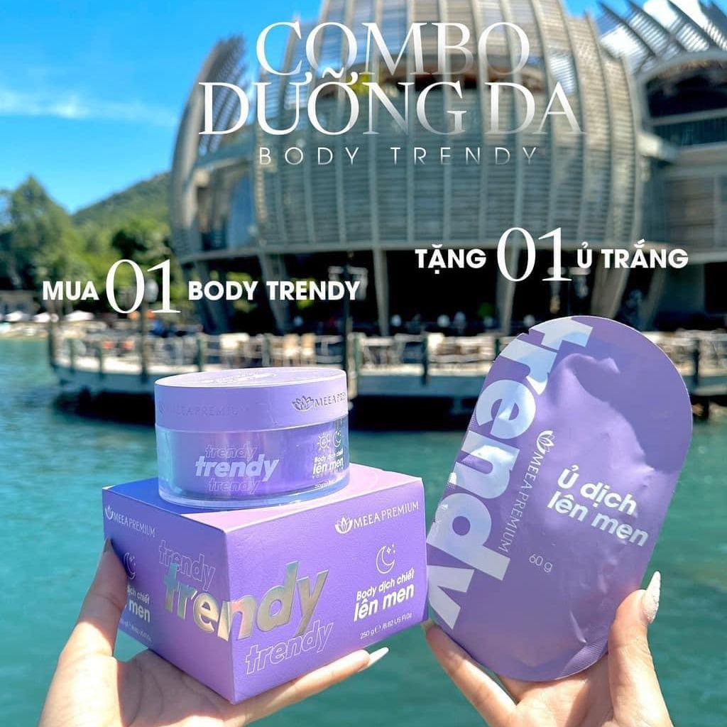Kem Body Dịch Chiết Lên Men Trendy Meea Organic 250gr