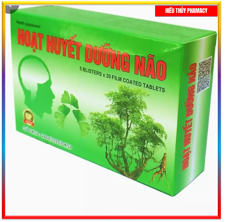 Hoạt Huyết Dưỡng Não Đại Uy- Hộp 100 Viên