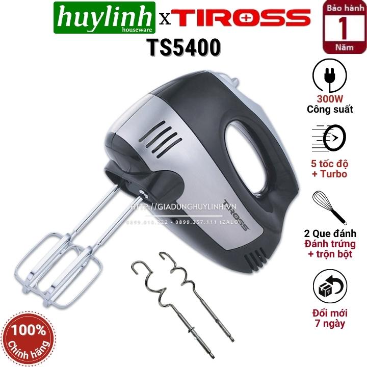 Máy đánh trứng Tiross TS5400 - 5 tốc độ + turbo - 300W