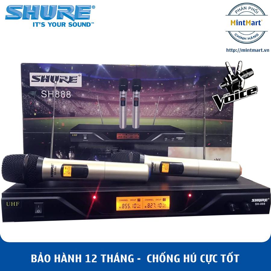 Micro không dây Shure SH888 - Chống hú rít