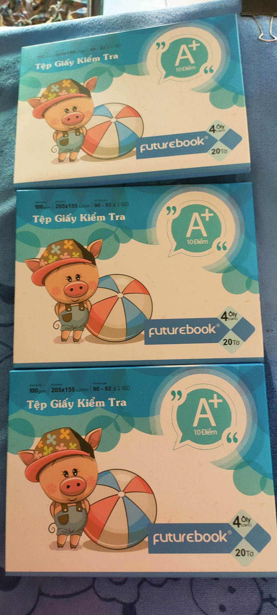 Tập giấy kiểm tra future book