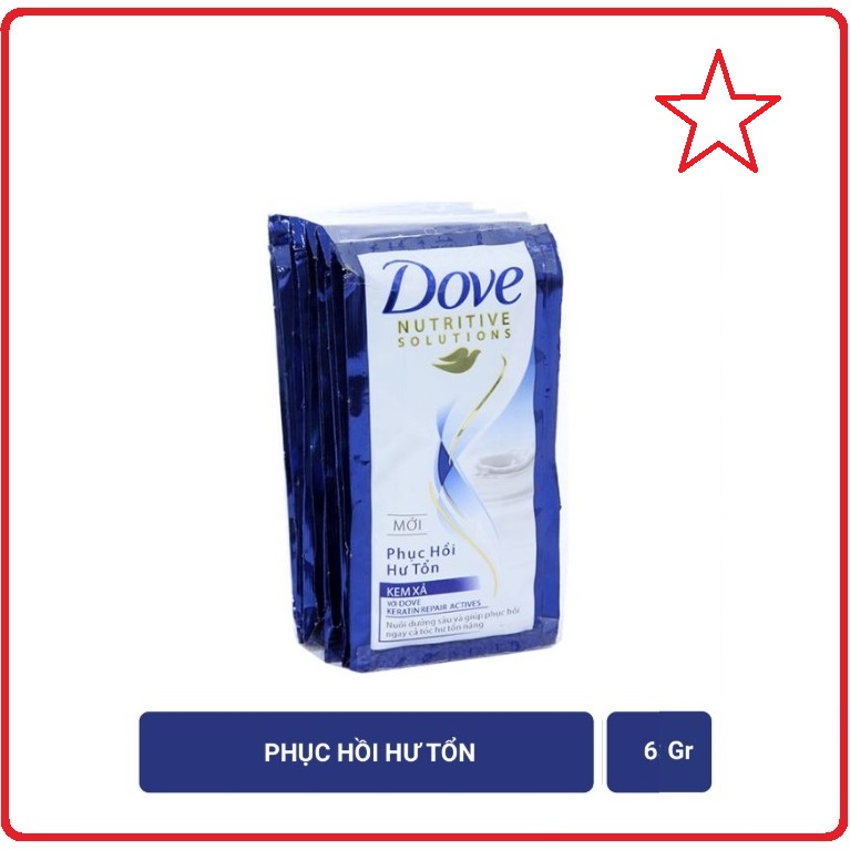 [HCM]Dầu Xã Dove phục hồi hư tổn dây ( 6g x 10 gói )