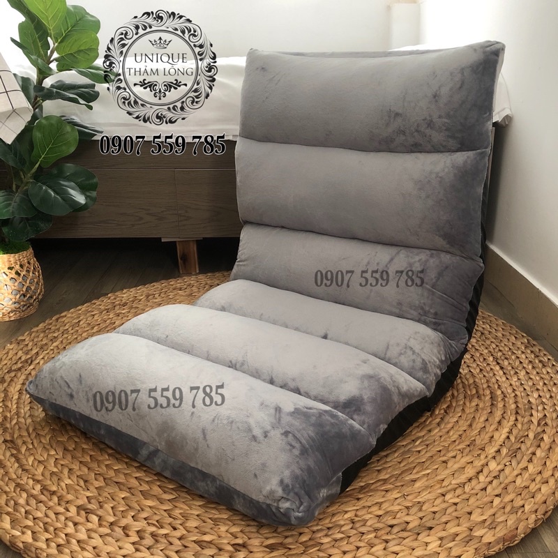 Ghế Tựa Lưng Ngồi Bệt - Ghế Lười Tatami Kiểu Con Sâu - Hàng Đẹp Siêu Dày