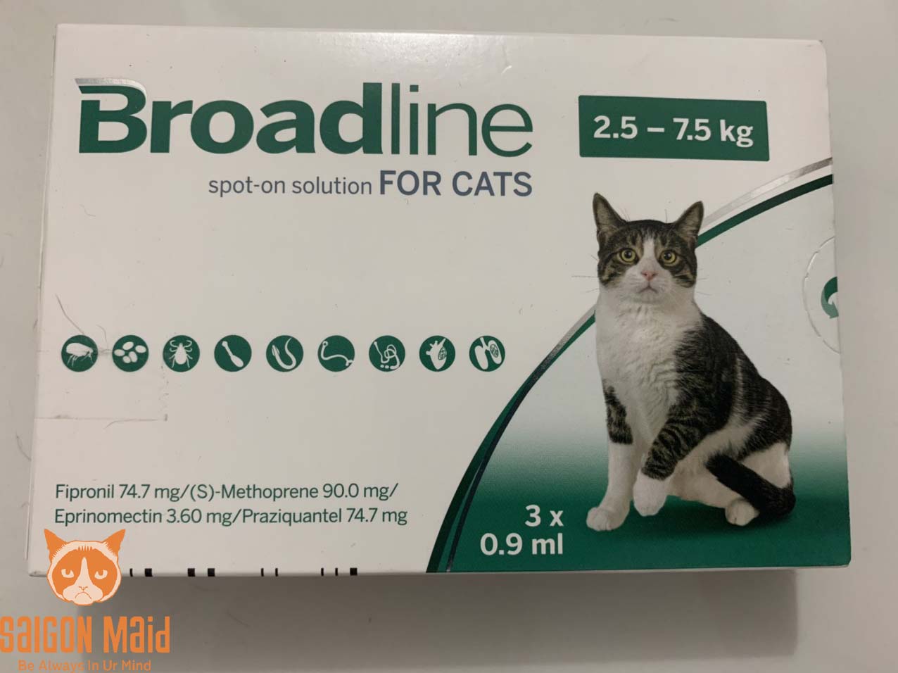 Tuýp nhỏ gáy dành cho mèo cưng của bạn Broadline 2,5-7,5kg