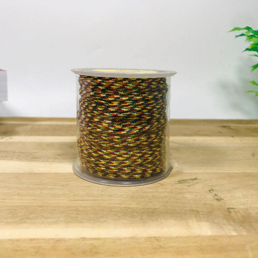 Cuộn chỉ ngũ sắc đan vòng-xỏ chuỗi dài 50m