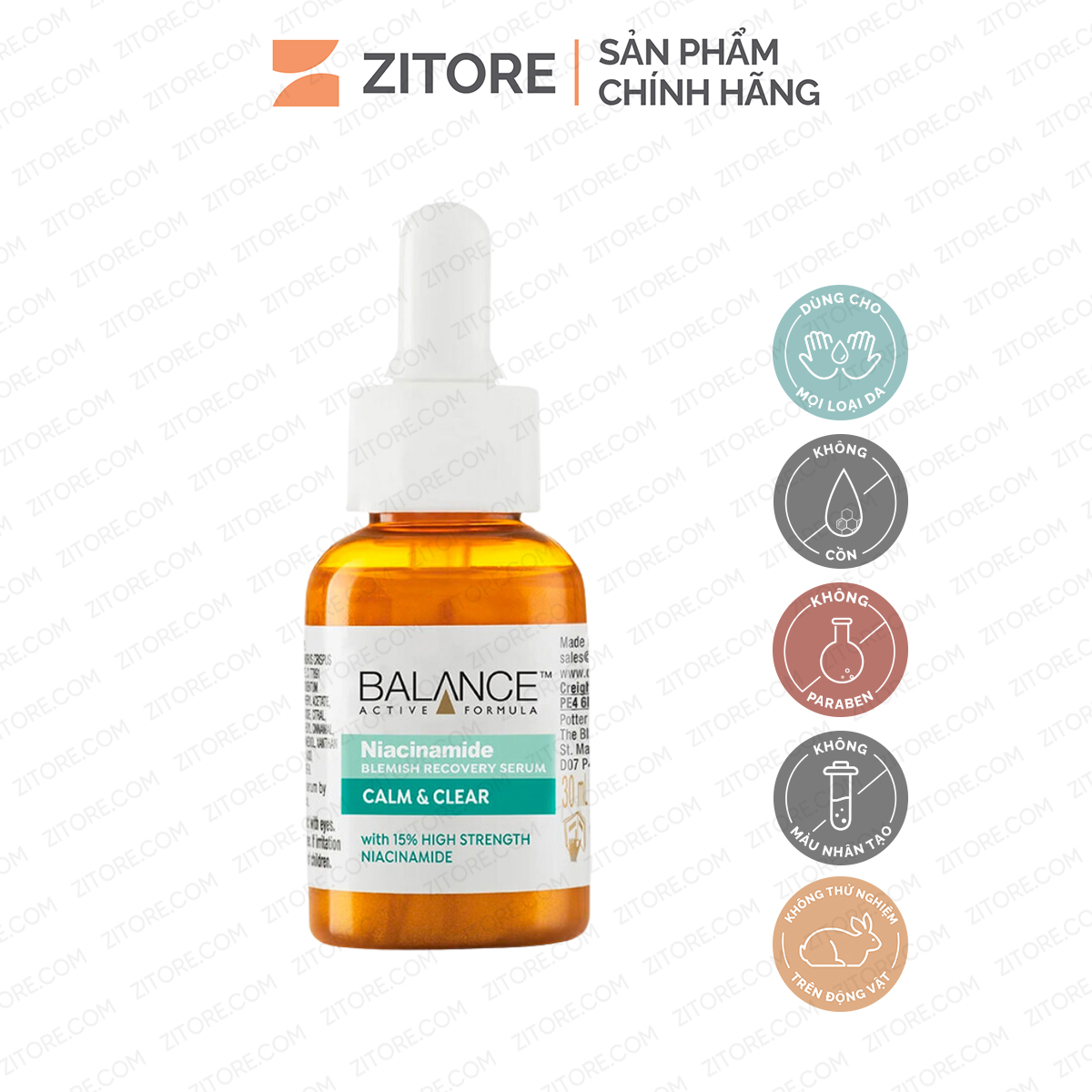 Tinh chất balance active formula ngừa mụn mờ thâm 30ml - sản phẩm chính hãng tại zitore