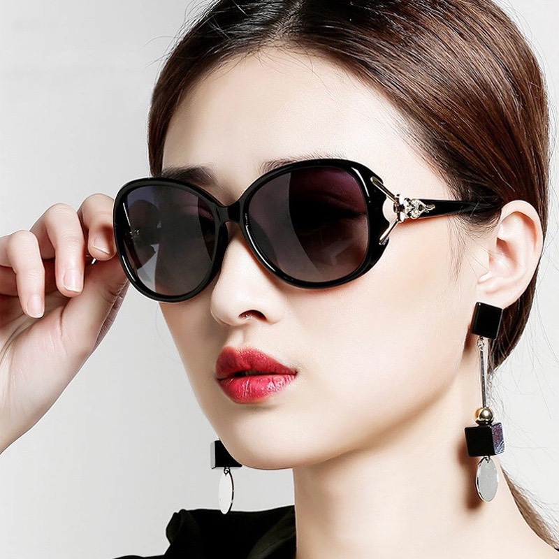 Kính mát nữ đi biển gọng hồ ly thời trang cao cấp H900