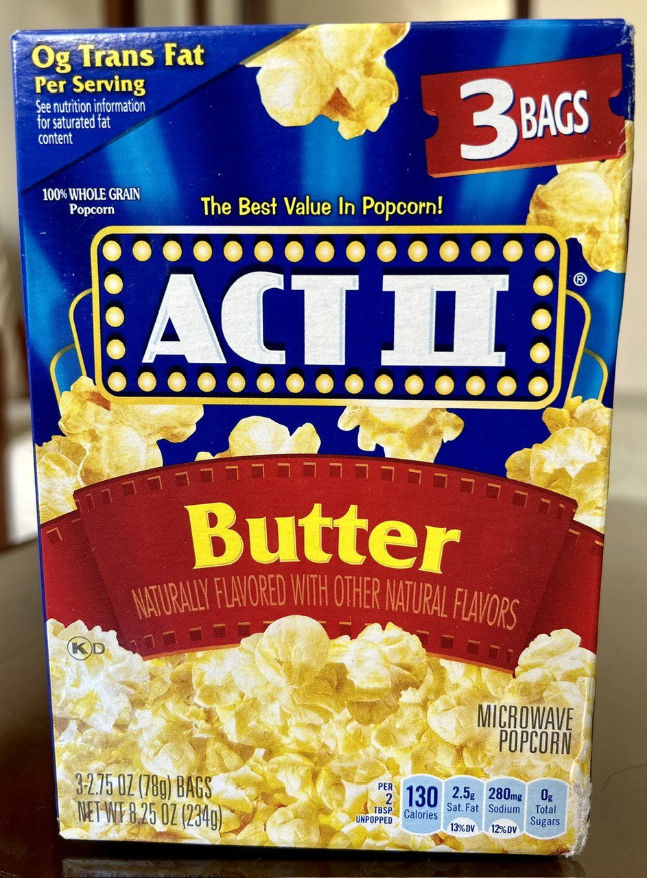Bắp nổ act ii - butter 3 gói 78