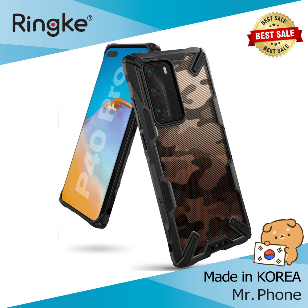 Ốp lưng huawei p40 pro ringke fusion x hàn quốc