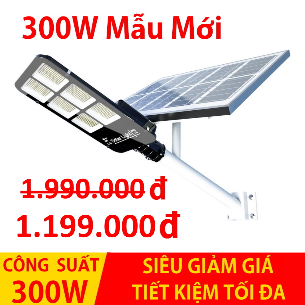 Đèn Cao Áp Năng Lượng Mặt Trời 300W