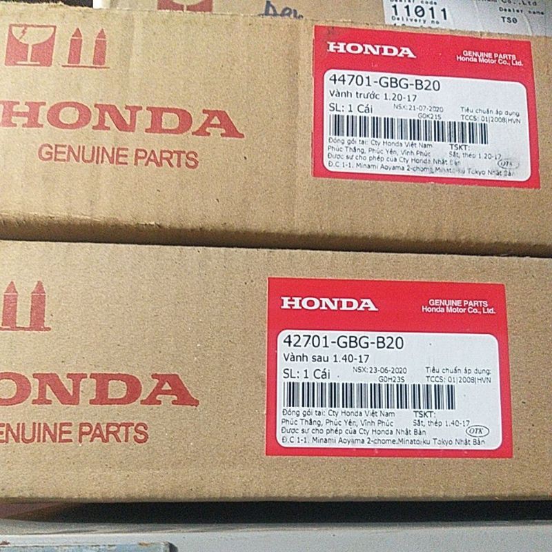niềng xe DREAM WAVE. Vành chính hãng honda việt nam (-10%)
