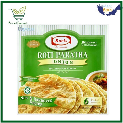Vỏ Bánh Hành Roti hiệu PA Paratha 5 miếng