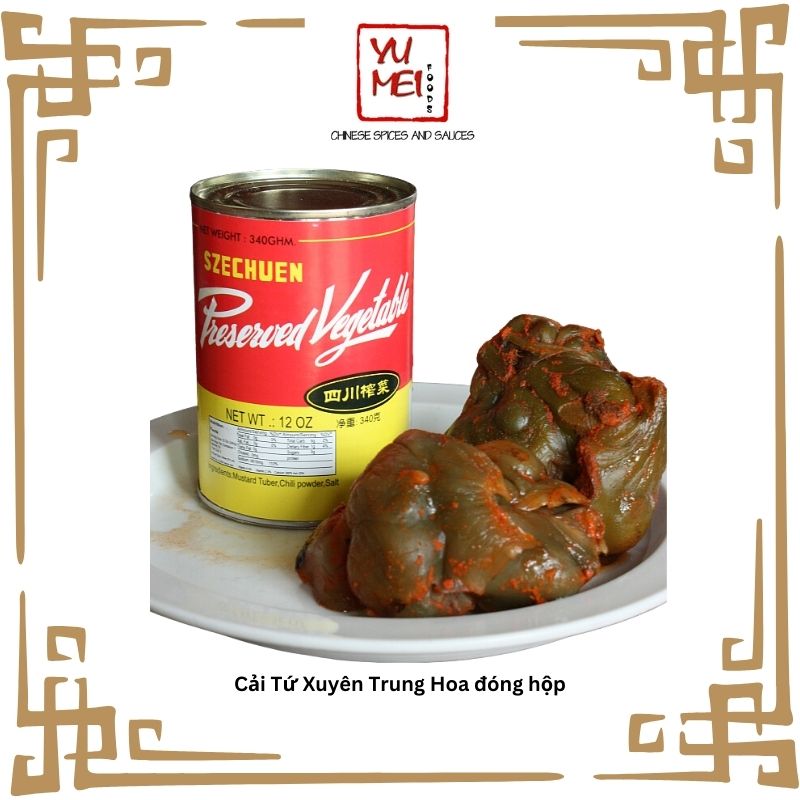 Cải Tứ Xuyên Đóng hộp