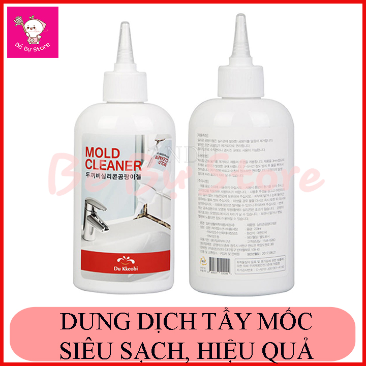 Dung dịch tẩy mốc, tẩy nhựa Mold Cleaner Hàn Quốc, tiện lợi hiệu quả, tẩy môc trên mọi loại bề mặt, tẩy viền gạch, bàn chải điện, máy rửa mặt, cao su cánh tủ lạnh, máy giặt…mùi không nồng nặc