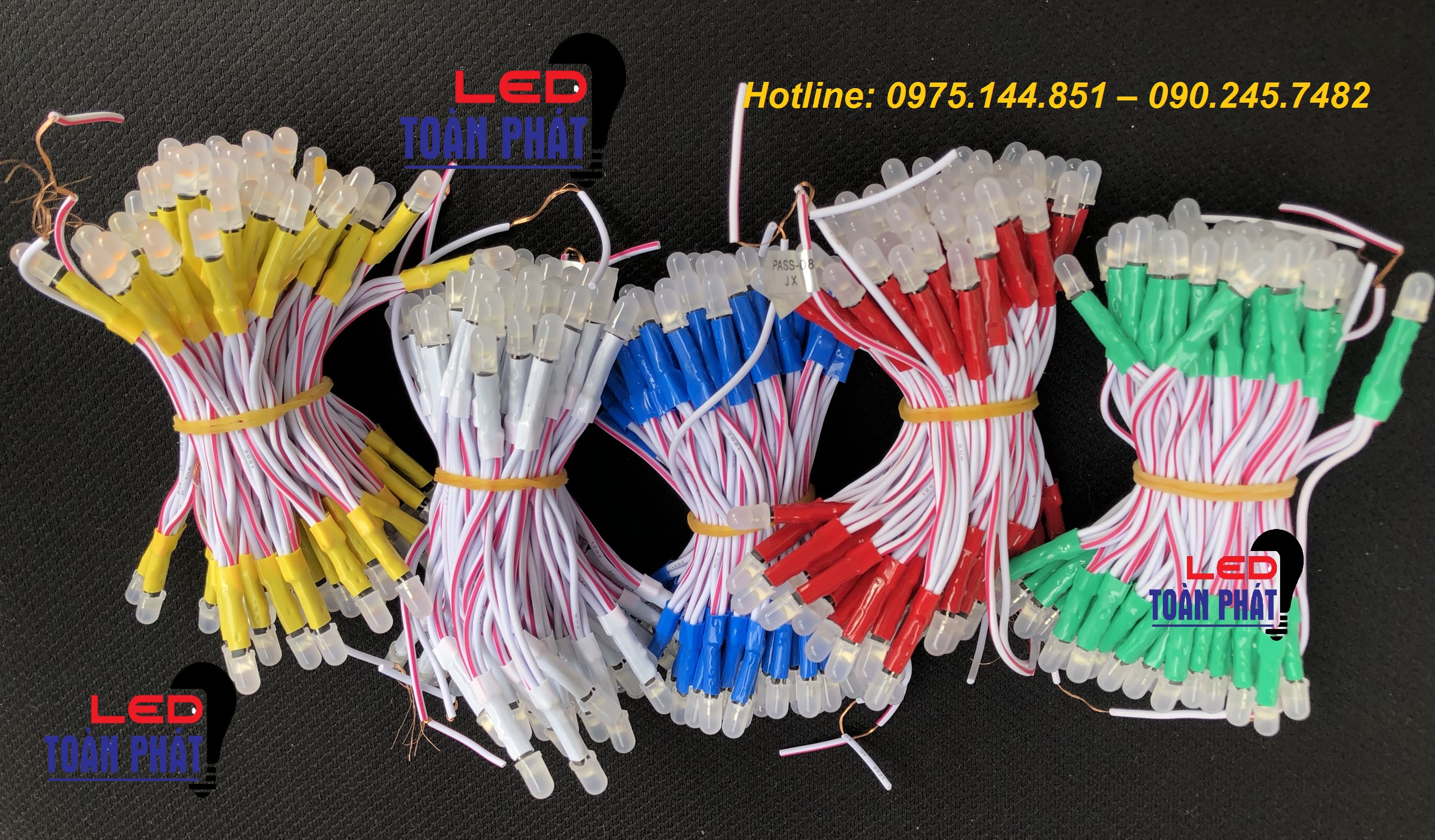 Led ruồi 5 ly – chính hãng ipy – 5v – loại dây đồng