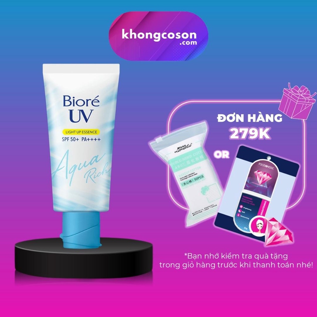 Tinh Chất Chống Nắng Bioré Sáng Rạng Rỡ Biore UV Light Up Essence SPF50+