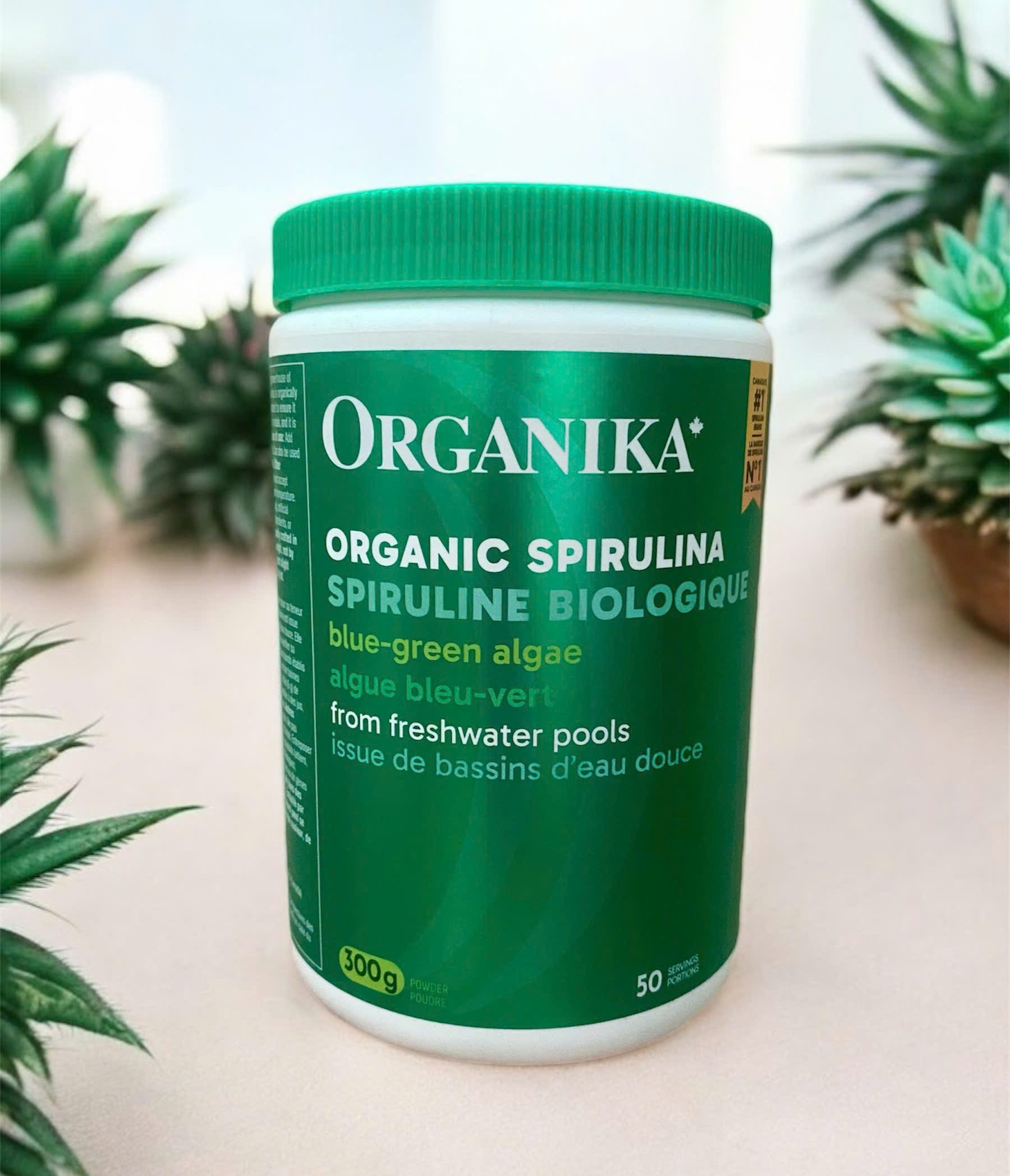 [Canada] Tảo xoắn Organic Sipulina Organika 300g, Canada