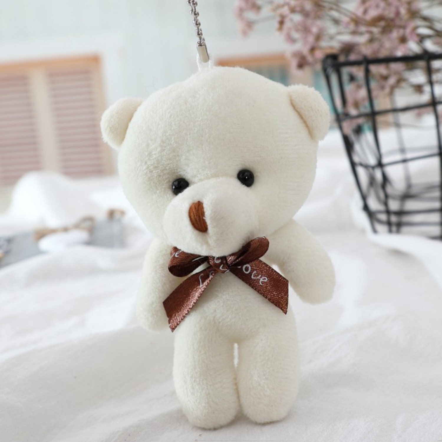 [HCM]Móc Chìa Khóa Gấu Bông TEDDY Cực Dễ Thương - Gấu Bông TEDDY Dễ Thương Trang Trí Móc Khóa - Màu Ngẫu Nhiên