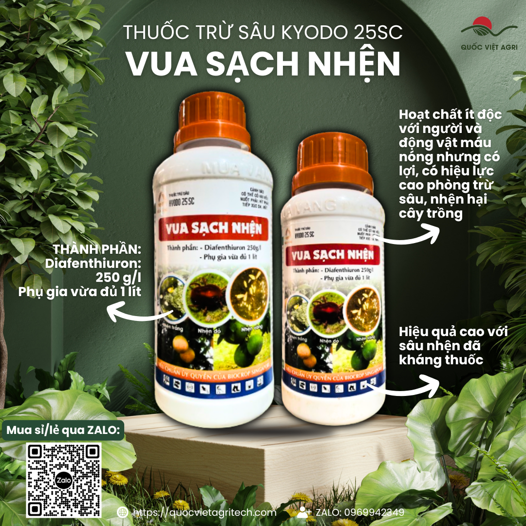 Thuốc trừ sâu - kyodo 25sc - vua sạch nhện -