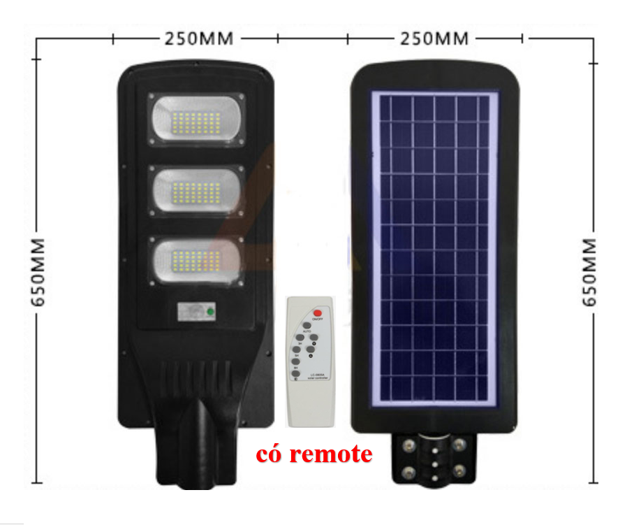 Đèn đường, đèn sân vườn LED năng lượng mặt trời Solar Street Light 90w sáng trắng