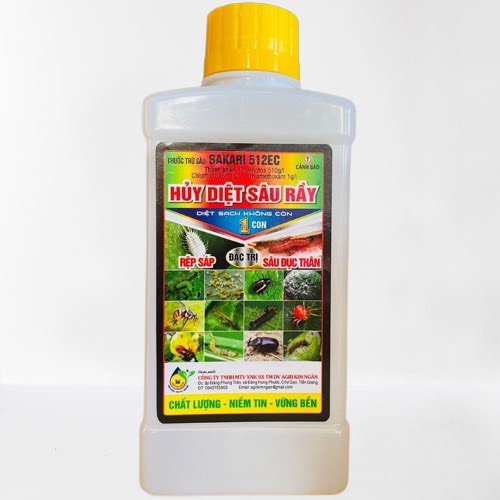HỦY DIỆT SÂU - RẦY - Bakari 512 EC, Diệt sạch sâu Đục thân, Rệp sáp Trên cây cà phê, chai 450ml Giá  190,000 Đồng*Miễn phí vận chuyển