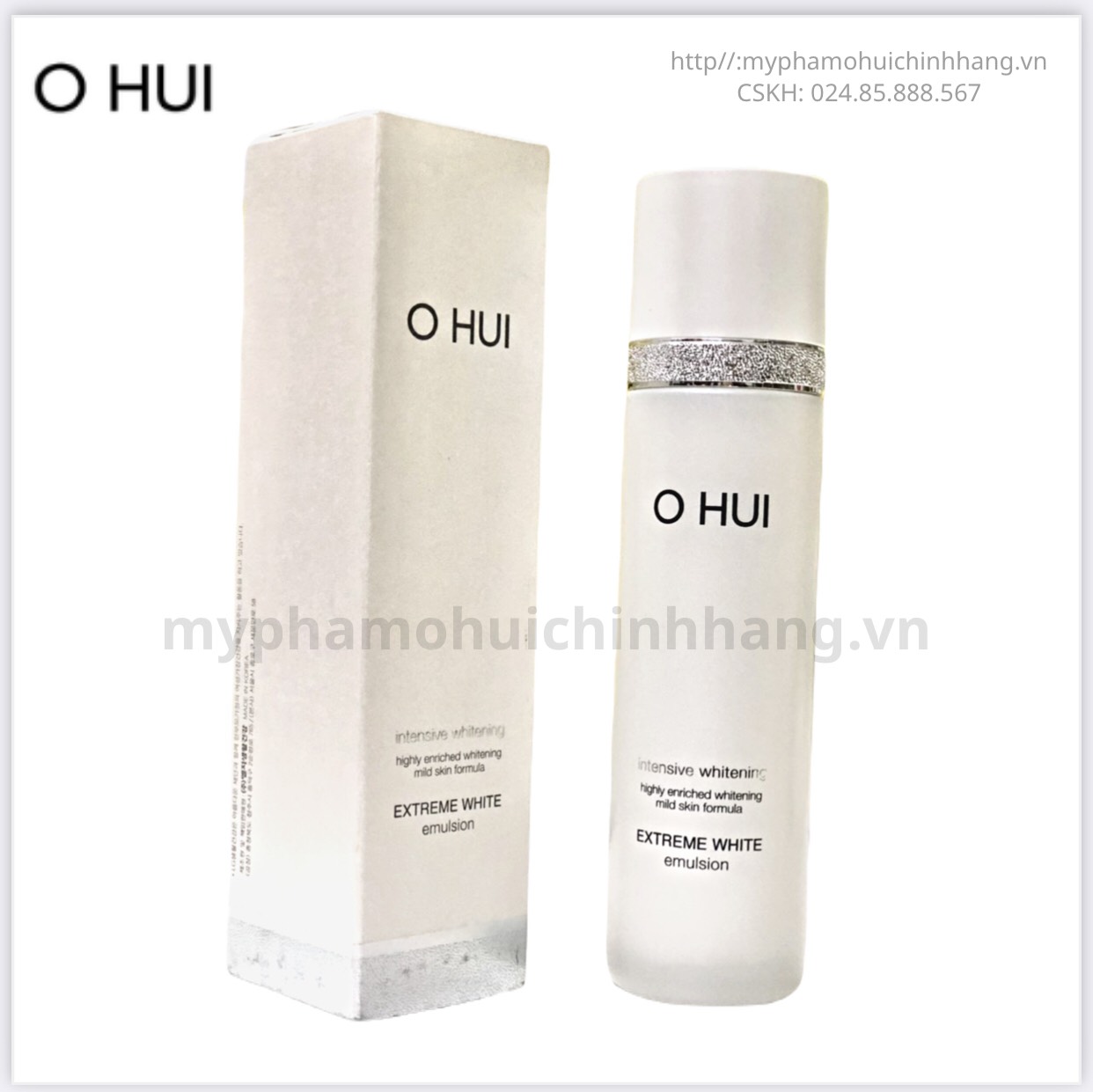 Xả hàng giá sỉ Sữa Dưỡng Trắng Da Ohui Extreme White Emulsion 130ml bổ sung ẩm dịu nhẹ không kích ứng/ Hàng công ty nhập khẩu