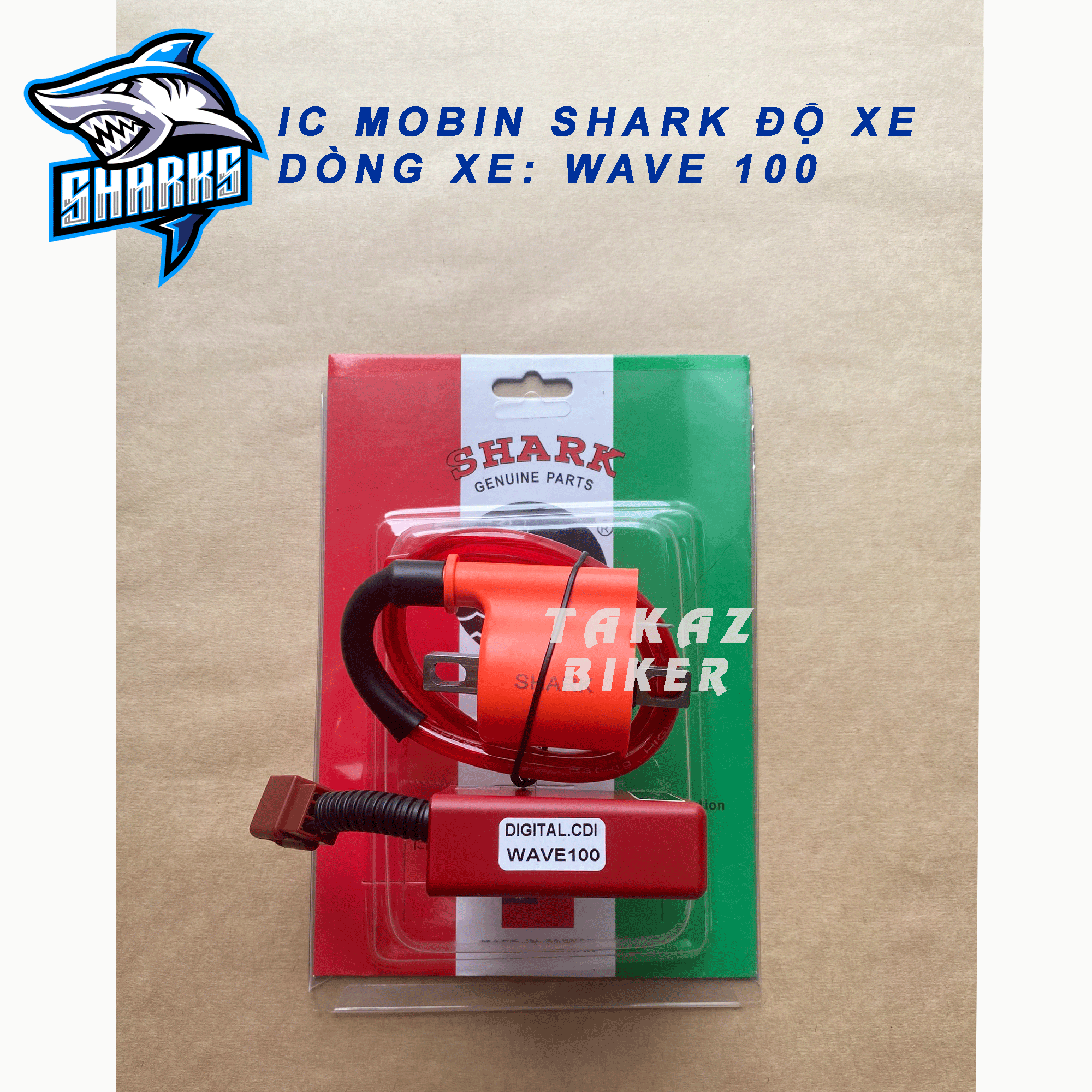 Mobin sườn và ic độ mở tua shark dream wave 100 sirius 50cc galaxy 50cc - ic/mobin