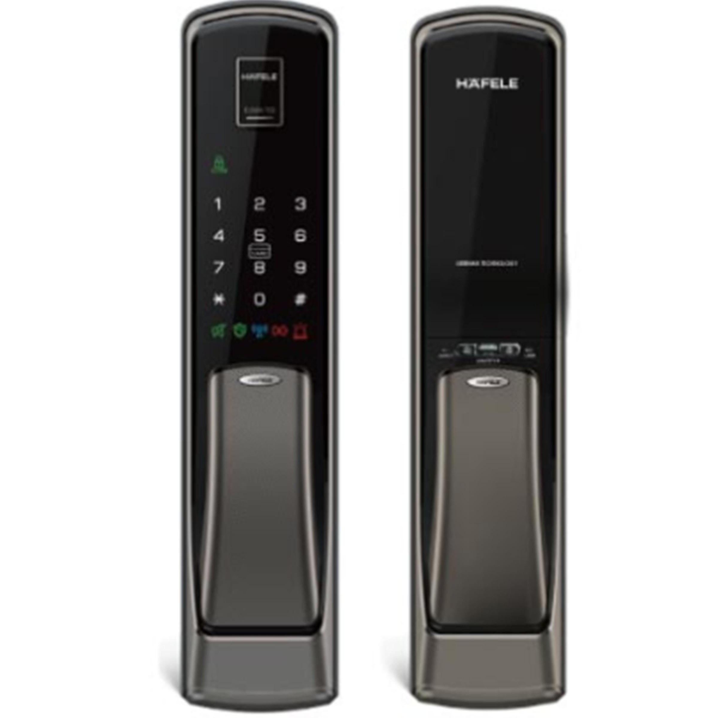 Khóa điện tử vân tay- thẻ từ- mã pin- chìa khóa cơ hafele el9500