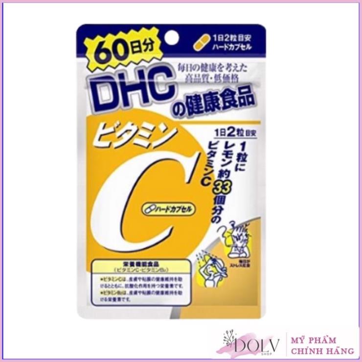 Viên uống dhc bổ sung vitamin c nhật bản 120v/gói dùng 60 ngày