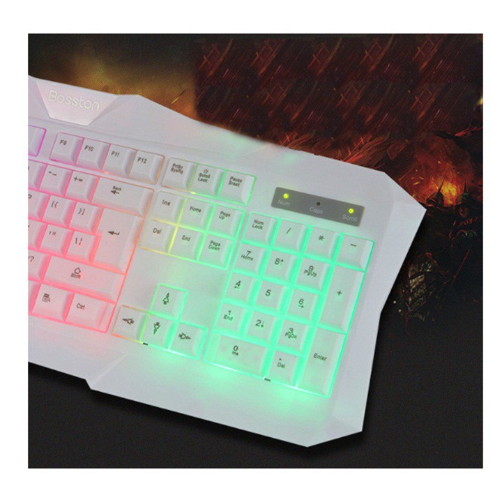 Bàn phím giả cơ Times Storm K500, phím nhạy siêu bền, thiết kế hiện đại (có led)