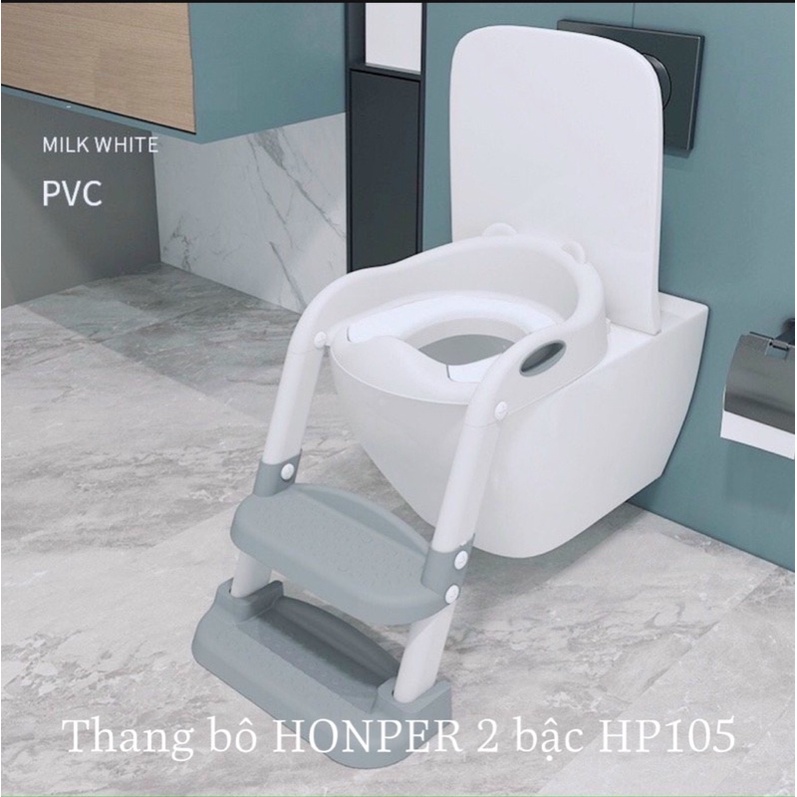 Thang bô 2 bậc gấp gọn chính hãng honper cho bé