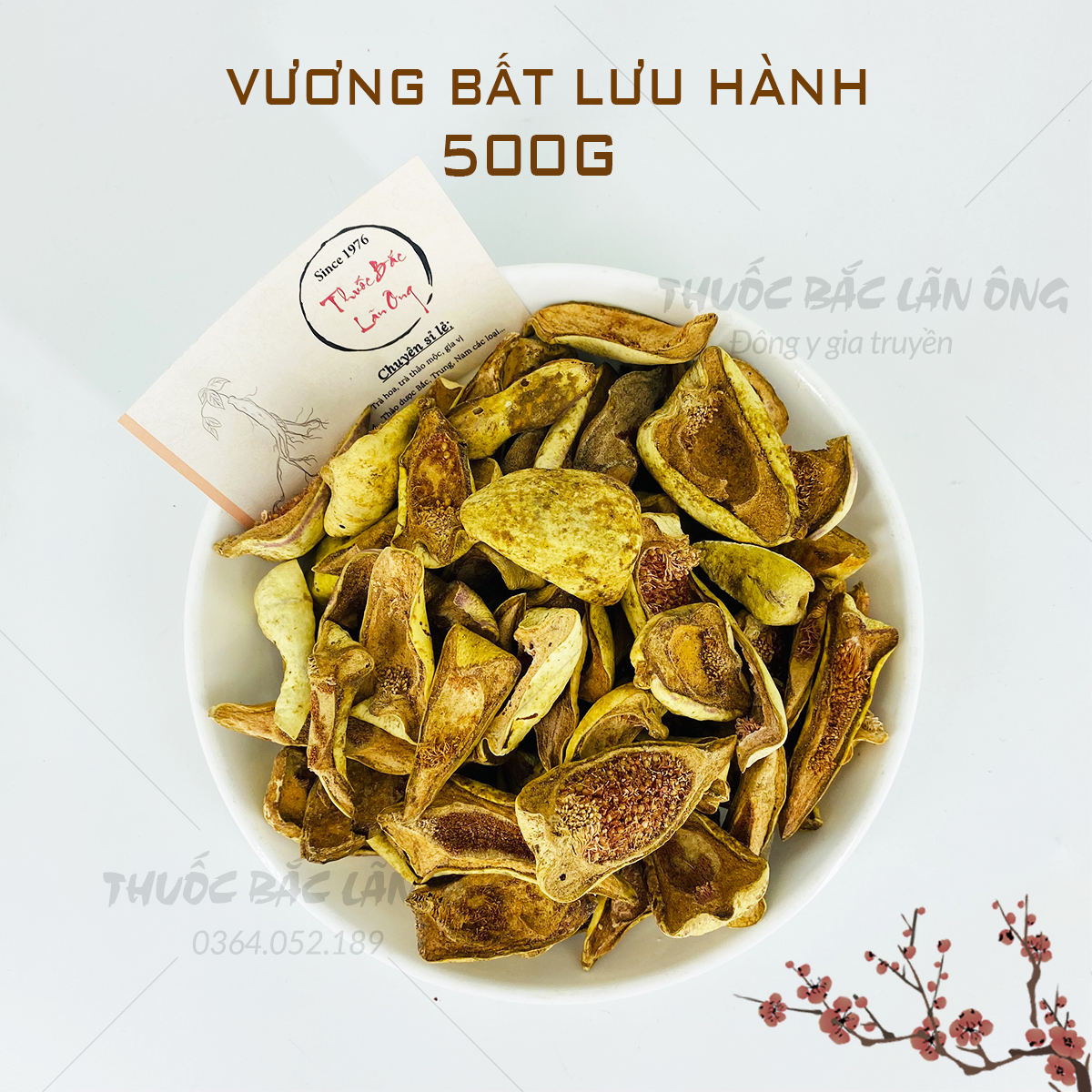 Vương bất lưu hành 500g, quả trâu cổ khô sạch - Lãn Ông