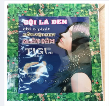 [Siêu Rẻ] Lẻ 1 gói dầu gội đầu Gội là đen Nhân sâm Tigi 23ml (Chỉ 5 phút)