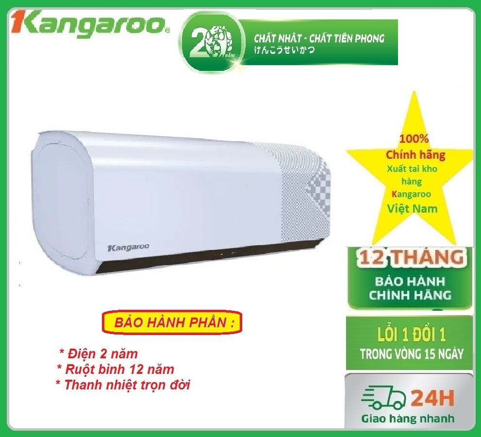 Bình nước nóng gián tiếp 22 lít KG79A2 - - Dung tích 30 lit - hàng chính hãng- công suất 2500W - Bảo hành 2 năm phần điện, 10 năm ruột bình và bảo hành trọn đời thanh nhiệt..
