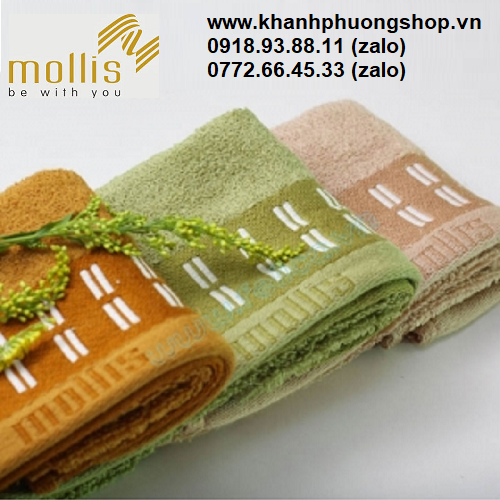 bộ 3 khăn tắm Mollis - bộ 3 khăn tắm Mollis cao cấp cotton 100%