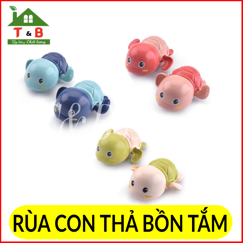 Đồ chơi bồn tắm , rùa thả bồn tắm biết bơi lên dây cót ,đồ chơi cho bé