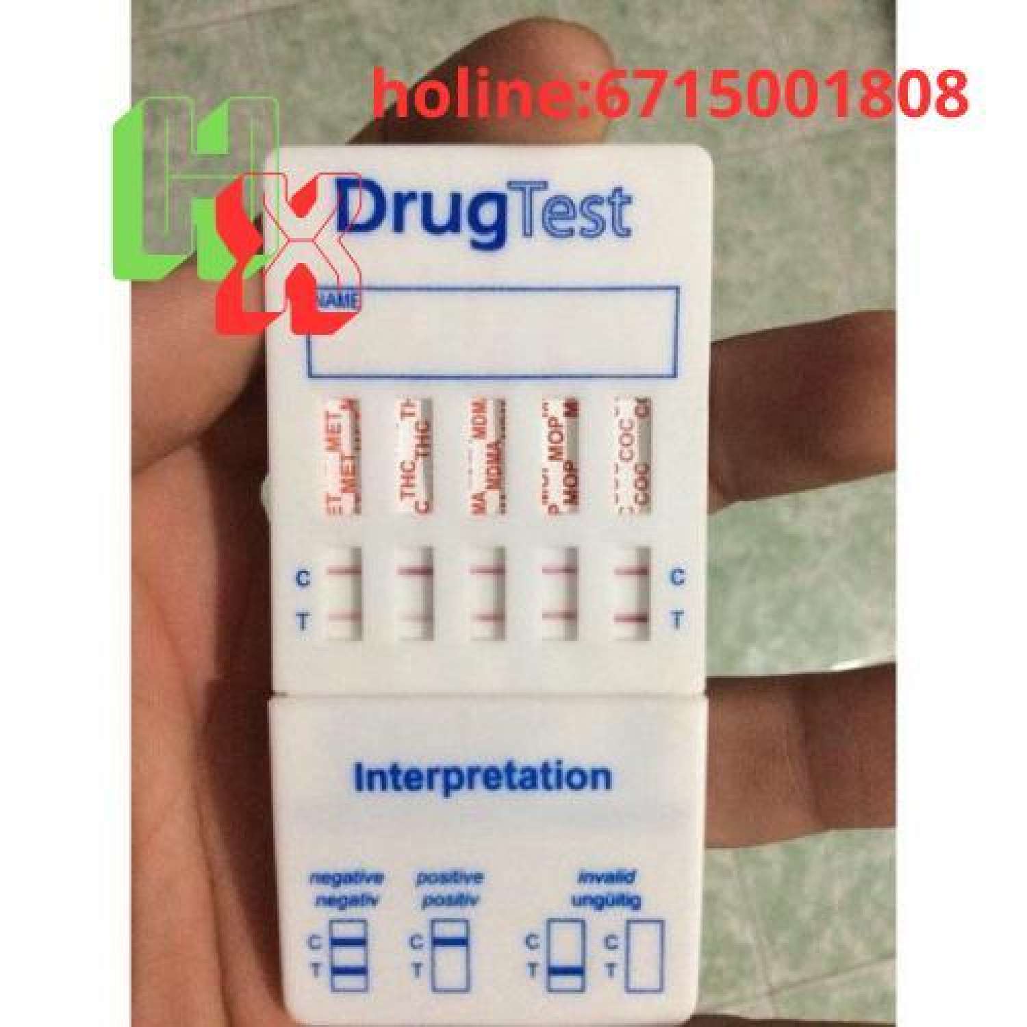Que thử test thử nhanh tại nhà ma túy chất gây nghiện 5 chân Fastep của MỸ - Test que thử ma tuý 5 chân