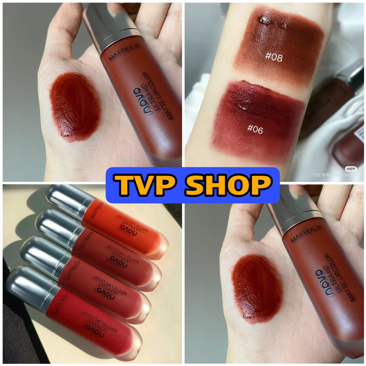Son Novo đỏ nâu chính hãng
