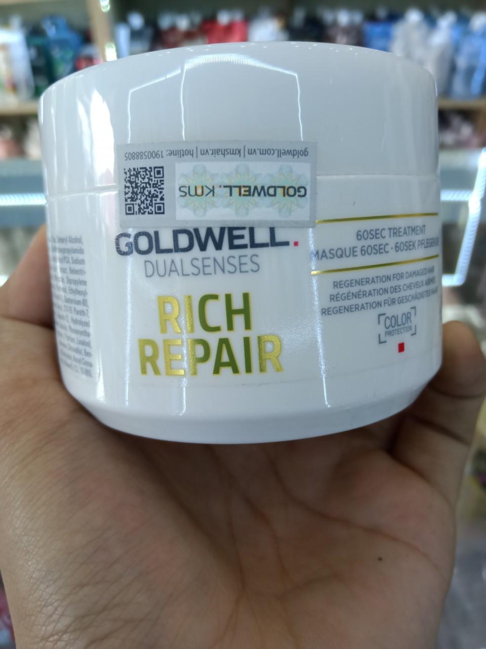 Mặt nạ hấp tóc phục hồi goldwell dualsenses 200ml