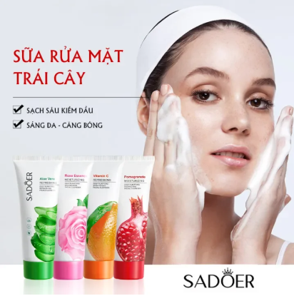 Sadoer Fruit Facial Cleanser Has a Pleasant Fragrance That Helps Deeply Cleanse, Control Oil, Make Skin Shiny and Brighten Skin