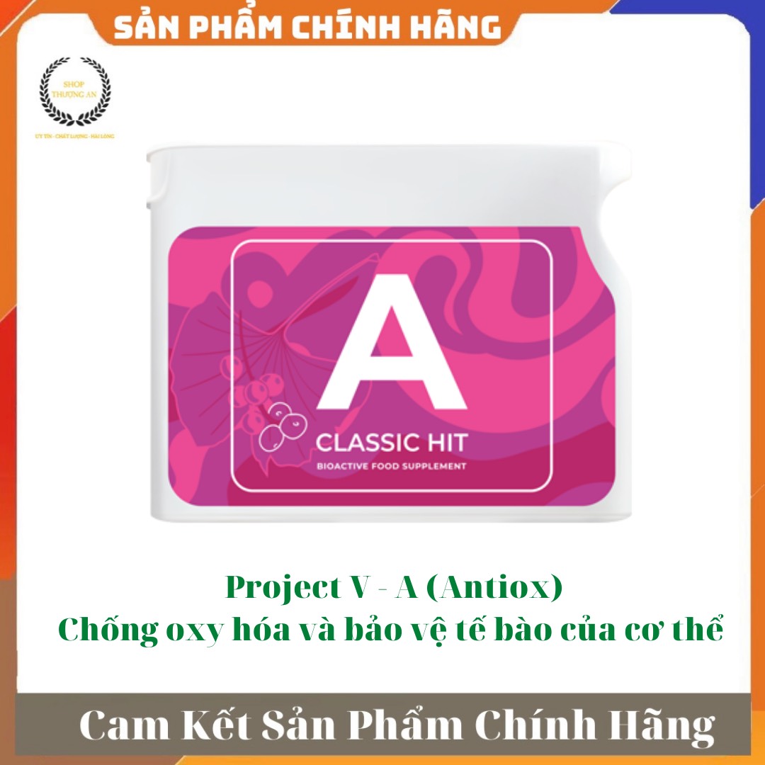 - project v - a vision - chống oxy hóa và bảo vệ tế bào của cơ thể - hộp 30v
