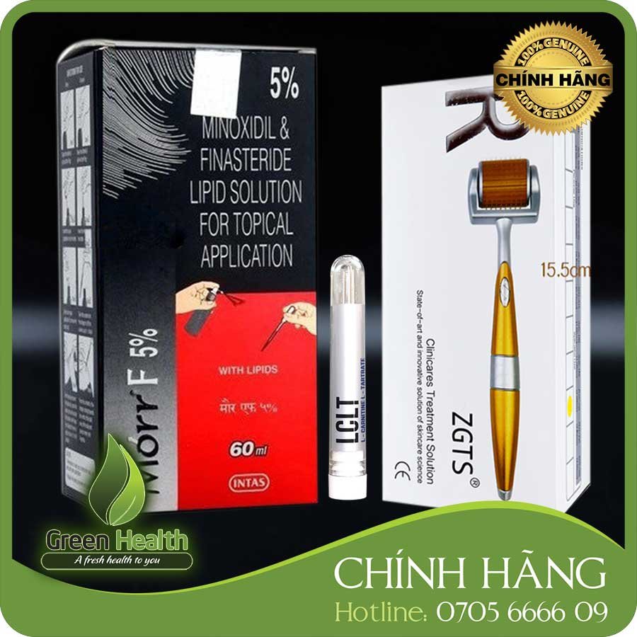 Morr F5 dung dịch mọc tóc và lăn kim tặng LCLT