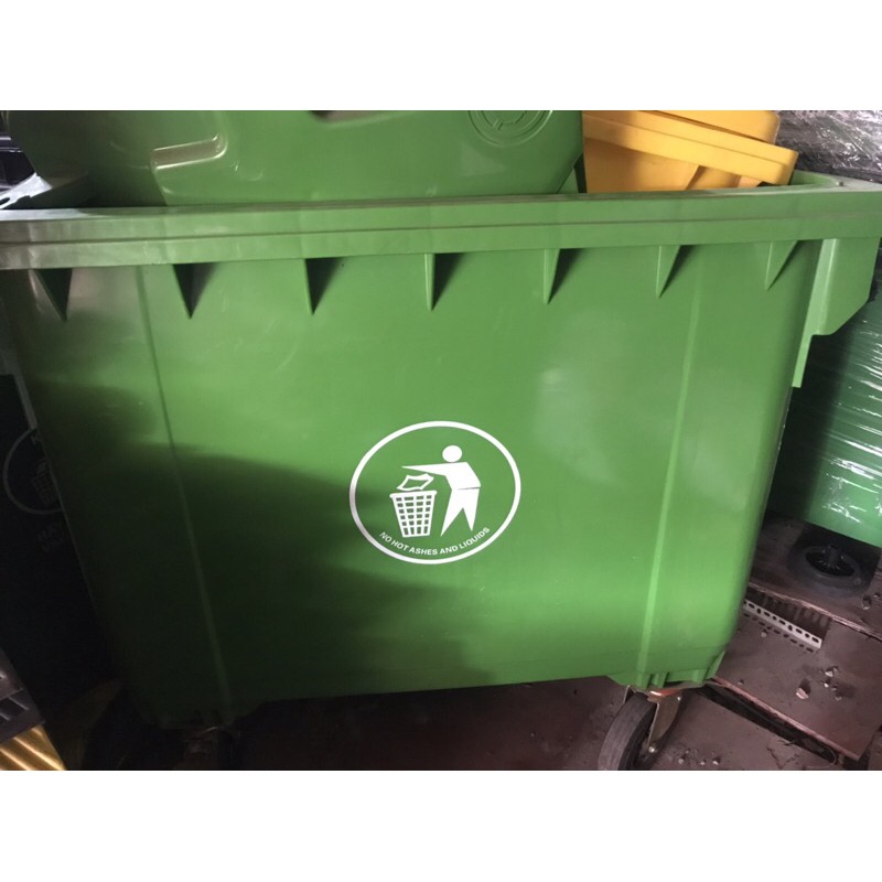 Xe đẩy rác 660l công nghiệp ,thùng rác cỡ lớn,thùng rác nhựa lớn