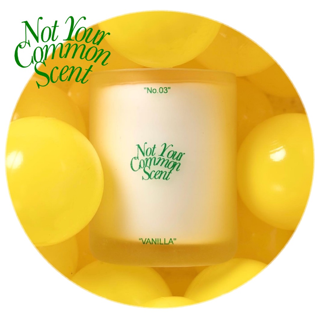 Not Your Common Scent - Nến thơm cao cấp mùi Vanilla Trang Trí nhà cửa "Vanilla" 6.0oz